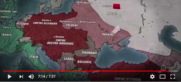 Screenshot. Géographie. Révolution Russe 1917, par Guillaume Michel. 2017-09-24